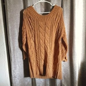 Over sized knit sweater